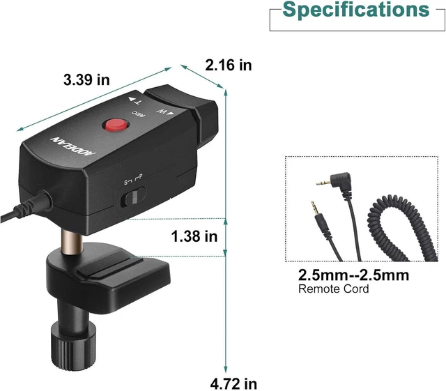 Alt view image 6 of 6 - Lanc Camcorder Zoom Controller Video Recording Remote Control