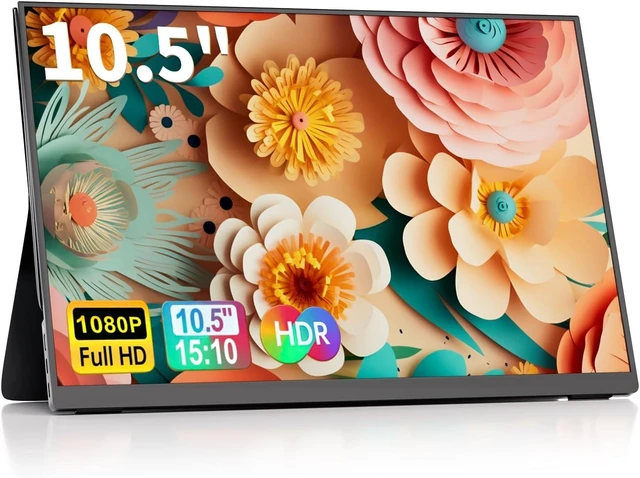 Main image of 10.5" Portable Monitor 60HZ 1920x1200 FHD IPS with USB-C Mini HDMI