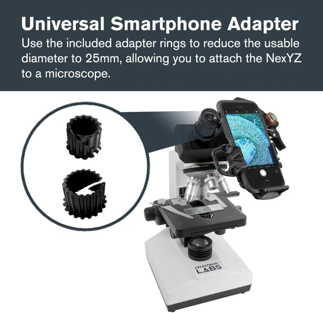 Alt view image 3 of 7 - NexYZ DX Smartphone Adapter for Telescope with Bluetooth Remote