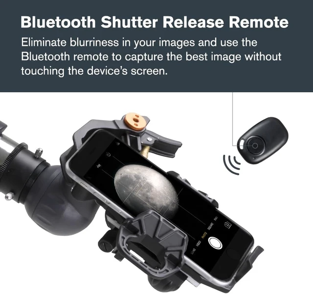 Alt view image 6 of 7 - NexYZ DX Smartphone Adapter for Telescope with Bluetooth Remote