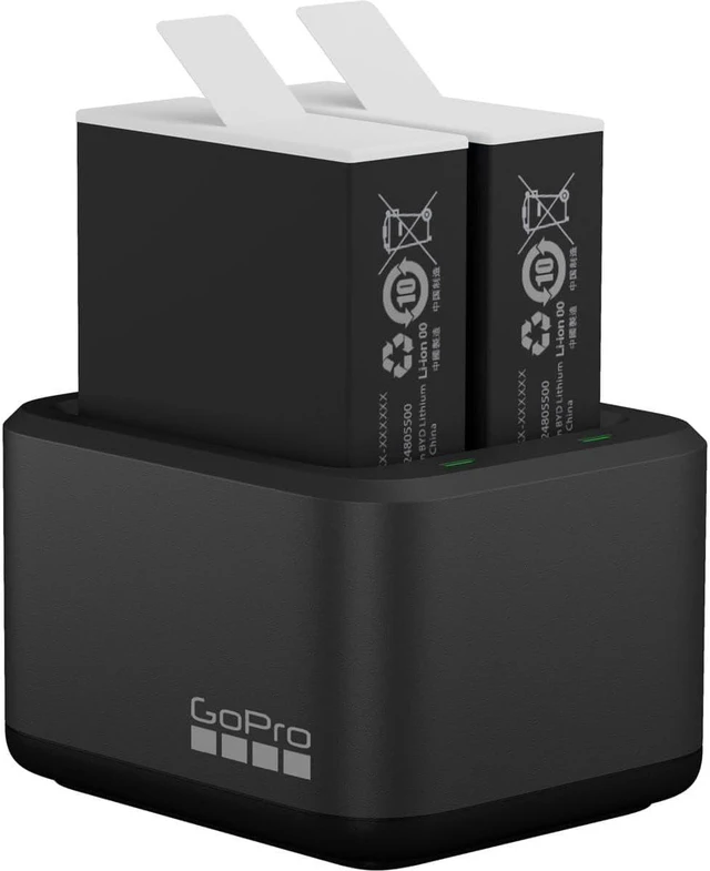Alt view image 4 of 4 - Dual Battery Charger + 2 Enduro Batteries (HERO12 Black/HERO11 Black/HERO10 Black/HERO9 Black) - Official Accessory