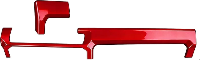 Alt view image 2 of 7 - Dashboard Cover For Toyota 4Runner 2025 2026 Up(Not Fit Tac0ma) Interior Accessories 8/14 Inch Display Center Console Panel Cover Frame Decor Trim Dark Red