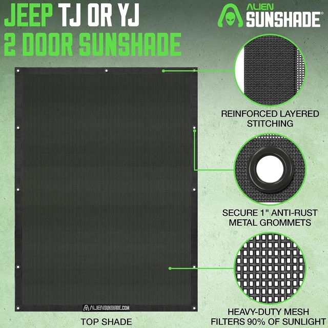 Alt view image 5 of 6 - Jeep Wrangler TJ Bikini Top 1996-2006 & YJ 1987-1995