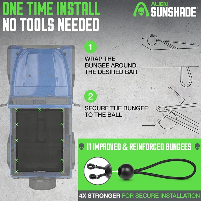 Alt view image 6 of 6 - Jeep Wrangler TJ Bikini Top 1996-2006 & YJ 1987-1995