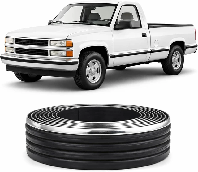 Main image of Chrome Body Side Molding Replacement Automotive Trim Kit : 2.5" Tape-On Molding for 1988-1998 Chevy Tahoe Suburban Silverado GMC Yukon Blazer