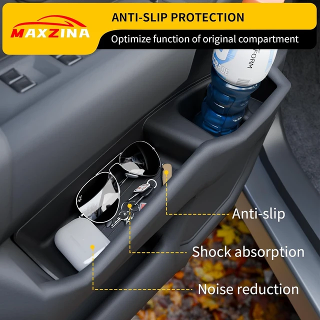 Alt view image 3 of 7 - Door Side Storage Tray for 2023-2026 Honda Pilot & 2026 Passport