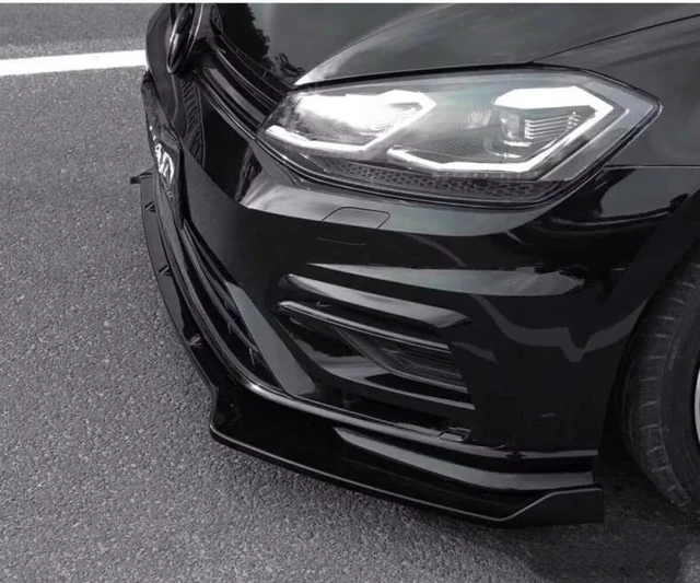 Alt view image 4 of 7 - Front Lip Spoiler for VW Golf GTI R R-line 2015-2021 Accessories