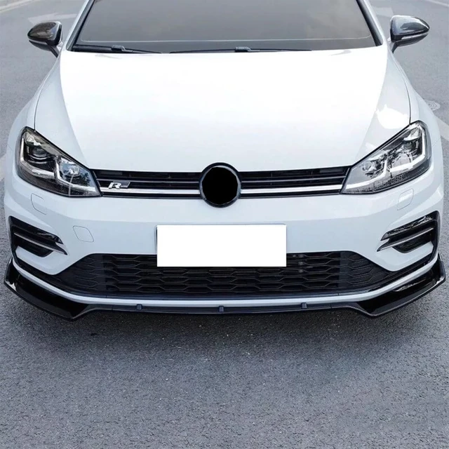 Alt view image 6 of 7 - Front Lip Spoiler for VW Golf GTI R R-line 2015-2021 Accessories