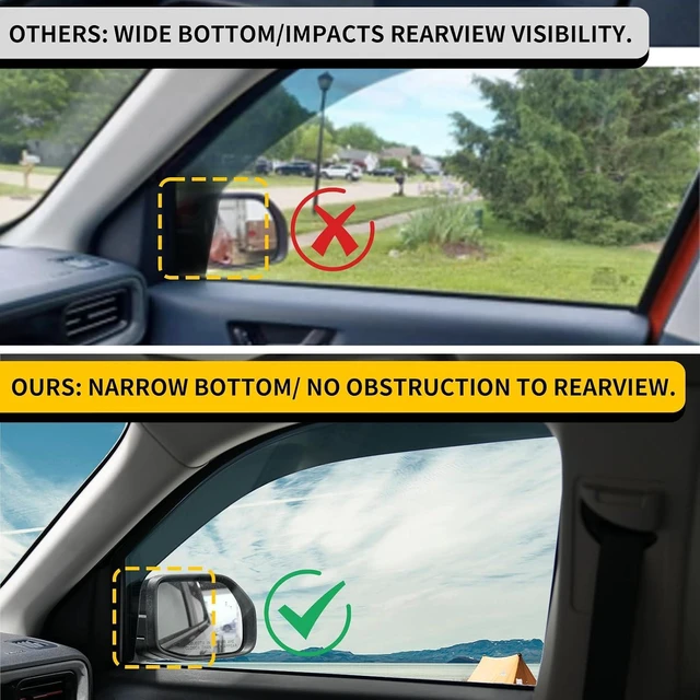 Alt view image 2 of 6 - Visor Rain Guards for 2022-2025 2026 Ford Maverick Accessories