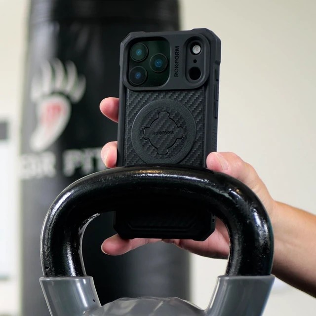 Alt view image 5 of 7 - Rugged Case for iPhone 17 Pro Max, Magnetic + RokLock (Black)