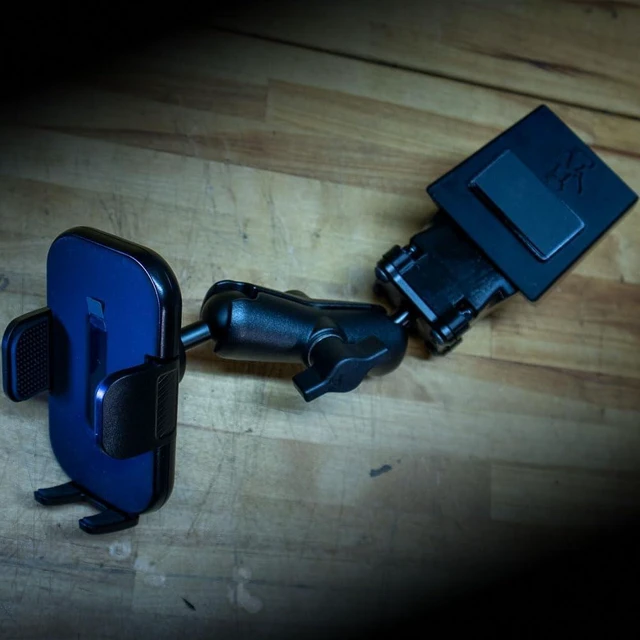 Alt view image 4 of 7 - The Stubby Smash Phone Mount Kit w/Magnetic Phone Holder for 5th Gen 4Runners