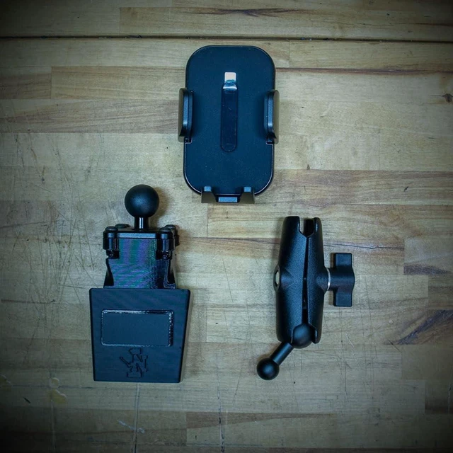 Alt view image 5 of 7 - The Stubby Smash Phone Mount Kit w/Magnetic Phone Holder for 5th Gen 4Runners