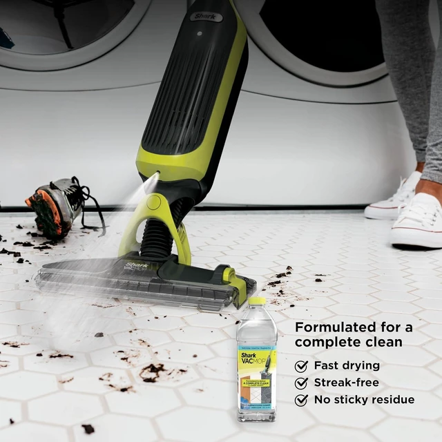 Alt view image 6 of 7 - VACMOP Cordless Vacuum & Spray Mop, Gray, VM180