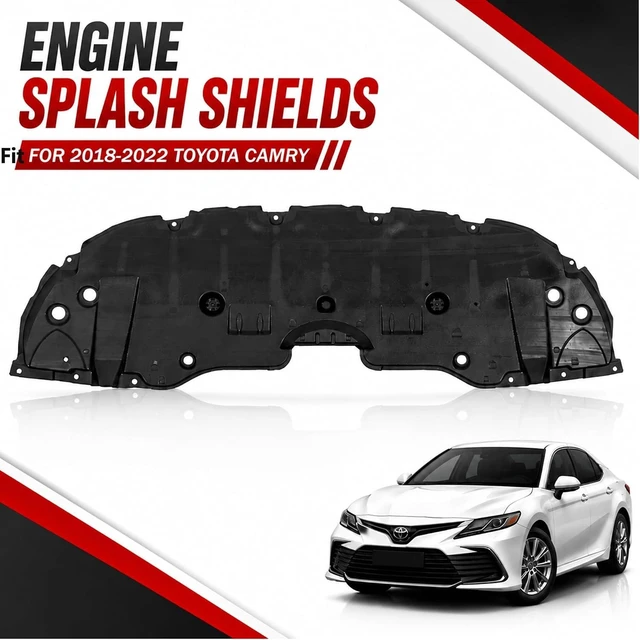 Alt view image 2 of 5 - Front Engine Splash Shield Compatible with 2018-2022 Toyota Camry,Replace 5144106290/TO1228231