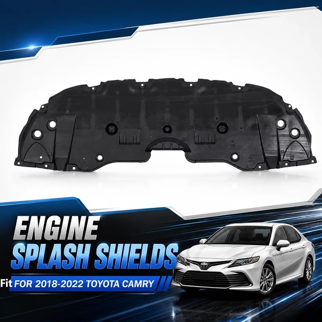 Alt view image 3 of 5 - Front Engine Splash Shield Compatible with 2018-2022 Toyota Camry,Replace 5144106290/TO1228231