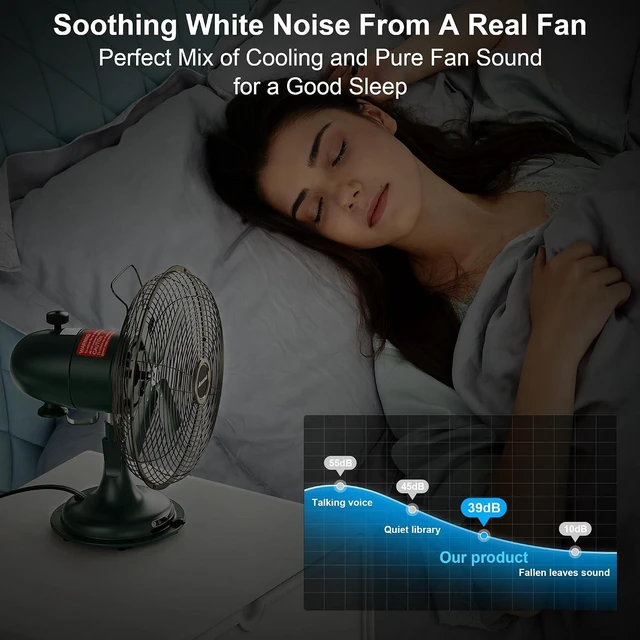 Alt view image 2 of 7 - Oscillating Vintage Fan, All Metal Retro Table Top Fan