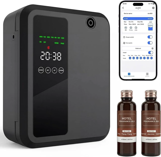 Main image of Waterless Essential Oil Diffuser for Large Room, 500ml Hotel Scent Diffuser