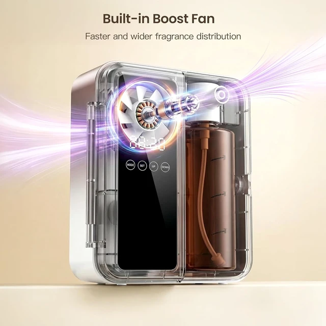 Alt view image 3 of 6 - Waterless Essential Oil Diffuser for Large Room, 500ml Hotel Scent Diffuser