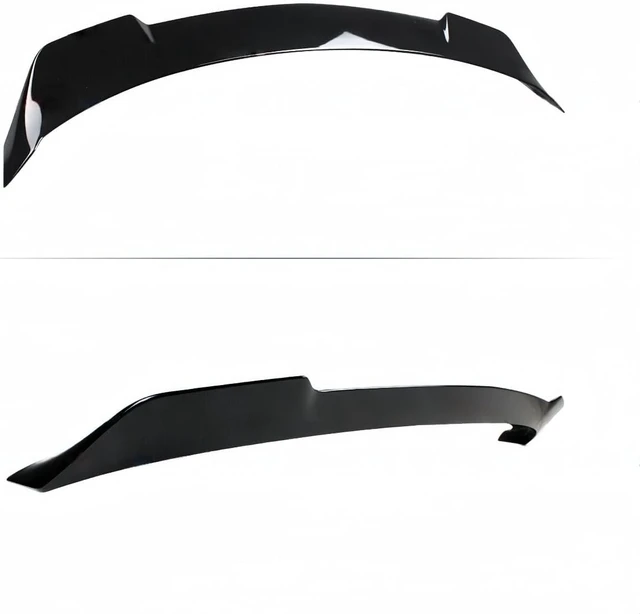 Alt view image 2 of 6 - Rear Spoiler Compatible with 2018-2024 Toyota Camry SE XSE L LE XLE Hybrid, V2 Style Fits for 2018 2019 2020 2021 2022 2023 2024 Sedan, Trunk Duckbill High Kick Wing Lip Glossy Black