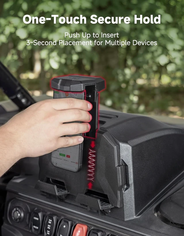 Alt view image 2 of 7 - Tablet Mount Storage Box Electric Device GPS Mount