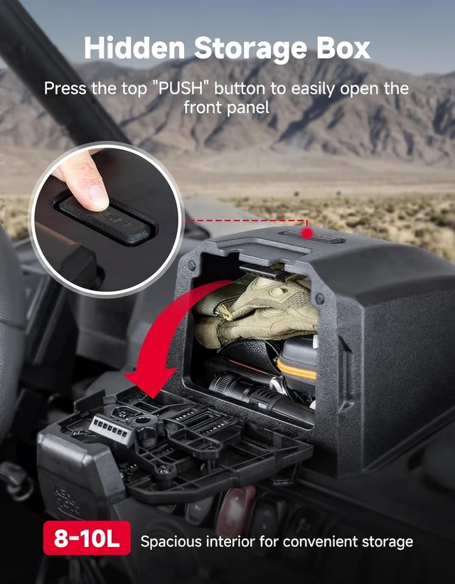 Alt view image 4 of 7 - Tablet Mount Storage Box Electric Device GPS Mount