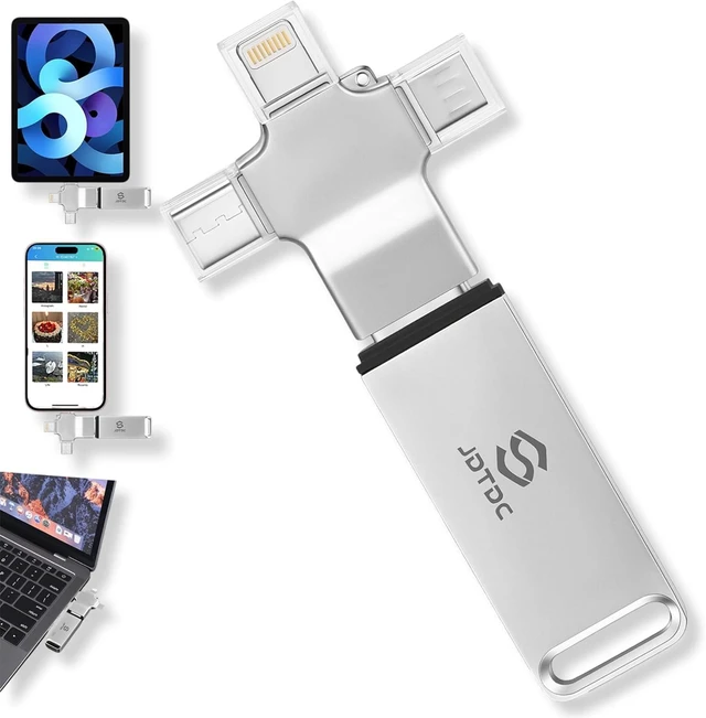 Main image of 128GB True Plug & Auto Backup Photo Stick for iPhone iPad Android Computer