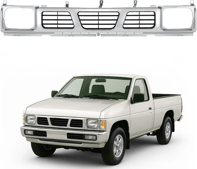 Main image of Grille Compatible with 1993-1994 Nissan D21&1995-1997 Nissan Pickup