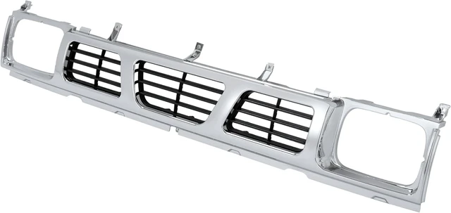 Alt view image 4 of 7 - Grille Compatible with 1993-1994 Nissan D21&1995-1997 Nissan Pickup