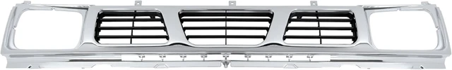 Alt view image 5 of 7 - Grille Compatible with 1993-1994 Nissan D21&1995-1997 Nissan Pickup
