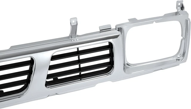 Alt view image 7 of 7 - Grille Compatible with 1993-1994 Nissan D21&1995-1997 Nissan Pickup