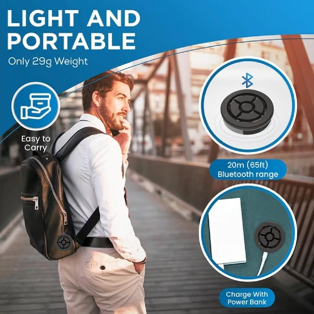 Alt view image 7 of 7 - Megacom DuoMon3 1P/2P Auto Catcher, Rechargeable Pocket Auto Collecting Device with Adjustable Lights, Sound Notifications and One Touch Reconnect - Black (Standard Version)