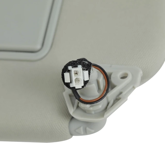 Alt view image 6 of 7 - Left Side Sun Visor for Nissan Titan 2004-2024 QX56 Armada 2004-2014