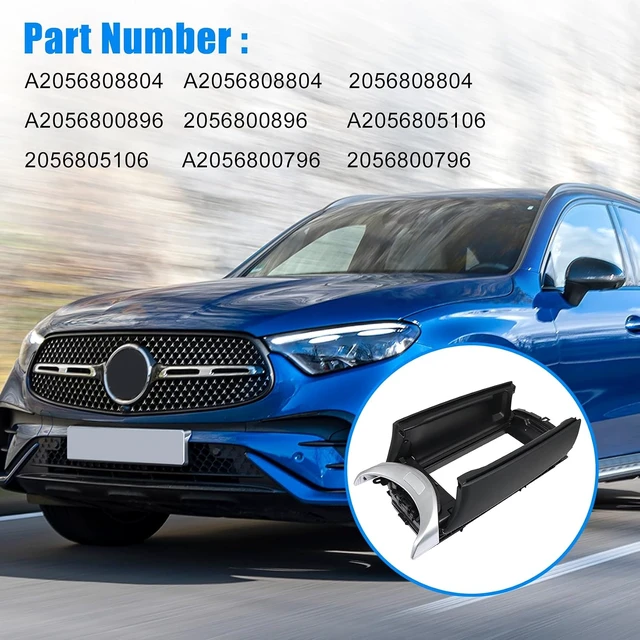 Alt view image 3 of 7 - 1PC ArmRest Front Center Console Storage Lid Compatible with Mercedes-Benz C300 C400 C63 AMG GLC43 2015-2020 Replace A2056808804 A2056800796 A2056805106 A2056805106