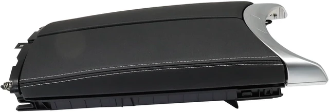 Alt view image 7 of 7 - 1PC ArmRest Front Center Console Storage Lid Compatible with Mercedes-Benz C300 C400 C63 AMG GLC43 2015-2020 Replace A2056808804 A2056800796 A2056805106 A2056805106