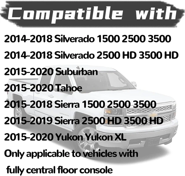 Alt view image 3 of 6 - Center Console Lid Compatible with Chevrolet Chevy Silverado 1500
