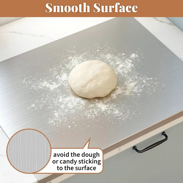 Alt view image 5 of 7 - Titanium Large Cutting Board with Lip Chopping Kneading Board 19.7" X 15.4"