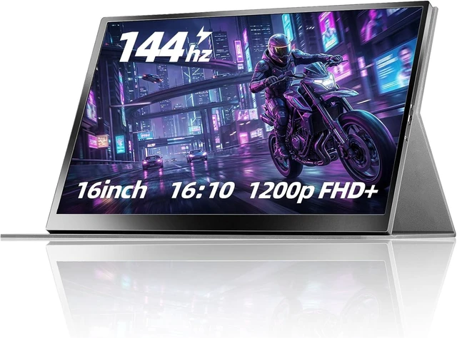Main image of 16" Portable Gaming Monitor 144Hz 1920x1200 IPS HDR USB-C