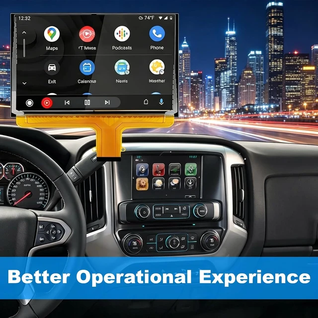 Alt view image 7 of 7 - DJ080PA-01A LCD Touch Screen Digitizer for Chevy Silverado 1500 2500 3500