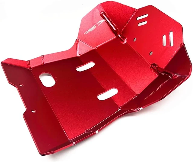 Alt view image 7 of 7 - Compatible with CRF250L CRF 250L Rally 2013-2020 Front Engine Mud Guard Protector Skid Plate (Red)