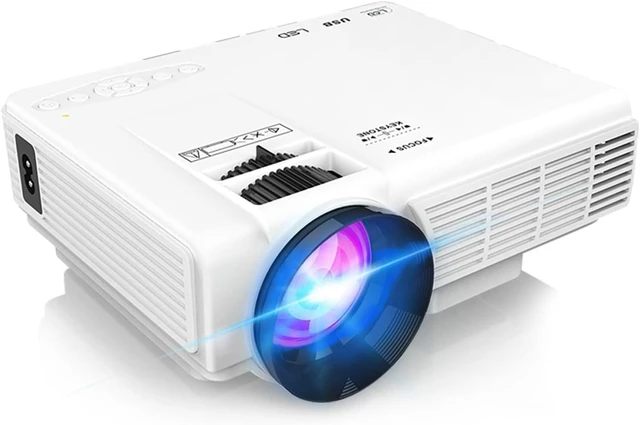 Main image of Netflix Ready Smart Mini Projector with 1080P HD, 5G WiFi & 2 Way Bluetooth, Portable Outdoor Movie Projector for Phone/Laptop/Games
