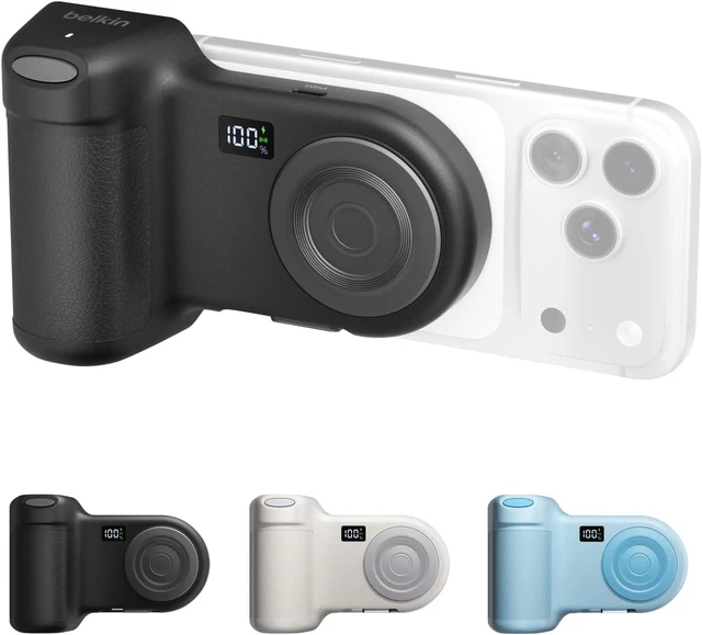 Main image of Stage PowerGrip Magnetic Wireless Charging Camera Grip, 9300mAh