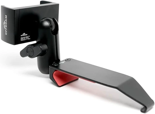 Alt view image 2 of 5 - Phone Mount Made for Ford Transit 2020-2026, CNC-Machined Aluminium, Universal Spring Loaded Holder, 360-Degree Swivel, One-Hand Operation
