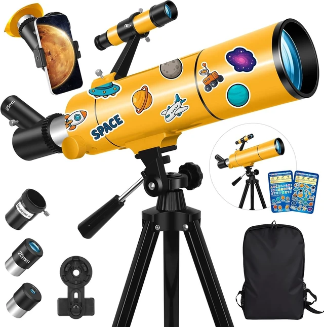 Main image of Telescope for Adults & Kids, 80mm Aperture 500mm Refractor