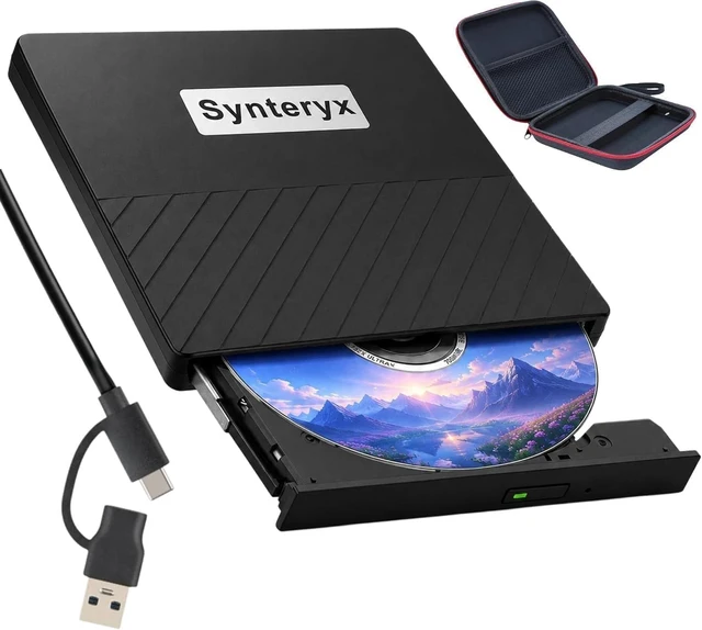 Main image of External blu ray DriveUSB CD/DVD Drive for Laptops, DVD Burner