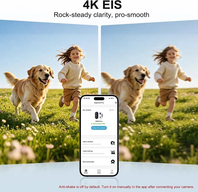 Alt view image 2 of 7 - Mini 4K Body Camera with 6Axis EIS, Wearable Action Camera with Magnetic Clip Mount, 64GB Portable POV Cam for Travel, Daily Recording, Vlogging, Pet Walking, Cycling, Hiking and Outdoor Sports