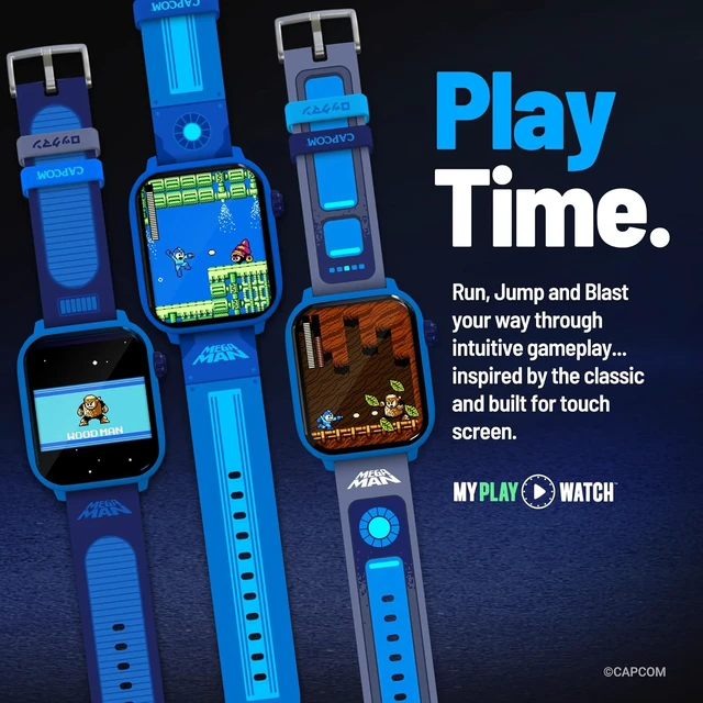 Alt view image 6 of 7 - Mega Man Retro Gaming Smartwatch, Built from Mega Man 2