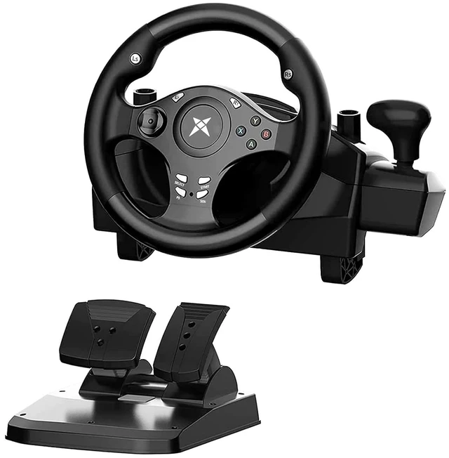 Main image of Gaming Steering Wheel with Pedals for PC, Xbox One, Xbox Series X
