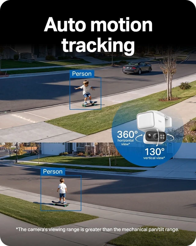 Alt view image 7 of 7 - 2K Outdoor Pan/Tilt Wireless Floodlight Security Camera, C615F KIT