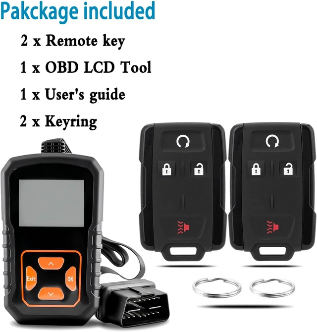 Alt view image 6 of 6 - DIY Key Fob Kit for GMC Sierra Chevy Silverado 1500 2500 3500