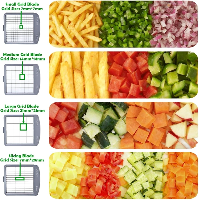 Alt view image 3 of 6 - French Fry Cutter for Potatoes Onion Food Fruit Vegetable Chopper